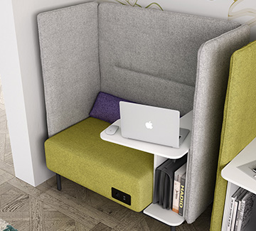 Sofa con mesa para trabajar | Around Box by Leyform