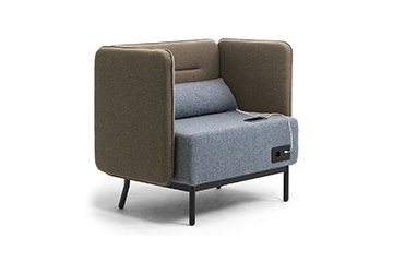 sofa modular de espera con diseno moderno enchufe usb Around