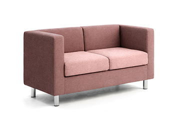 Sofa de espera bicolor y asiento lounge UNIT