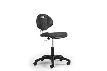 Practica silla para oficina operativa, laboratorio o taller en poliuretano blando Officia PU