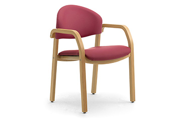 sillas de madera para hospitales clinicas medicas Soleil
