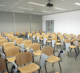 sillas con mesa abatible para sala cursos y seminarios