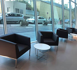 Sofa para mobiliario de atrio, entrada y recibidor