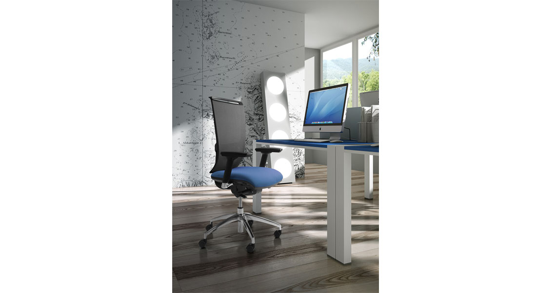 Silla de oficina ejecutiva, sillas ergonómicas de escritorio de oficina en  casa, silla de computadora de piel sintética con soporte lumbar
