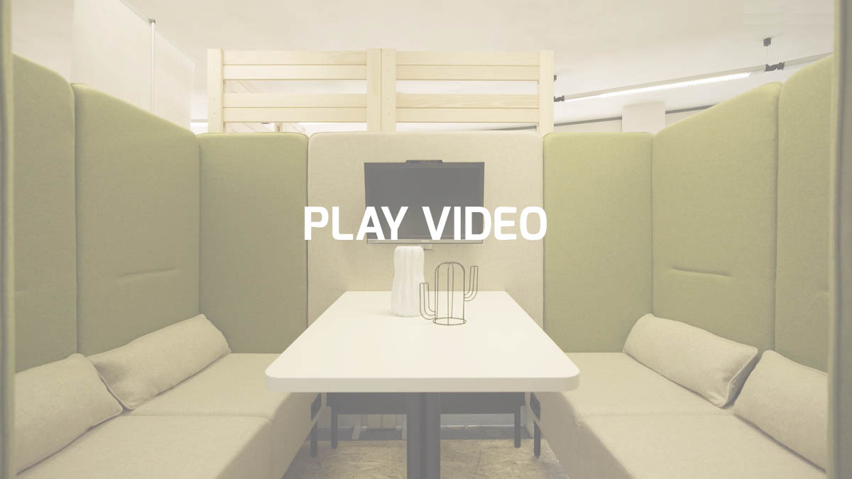 Sofa aislado office pod para sala de privacidad | Around Lab
