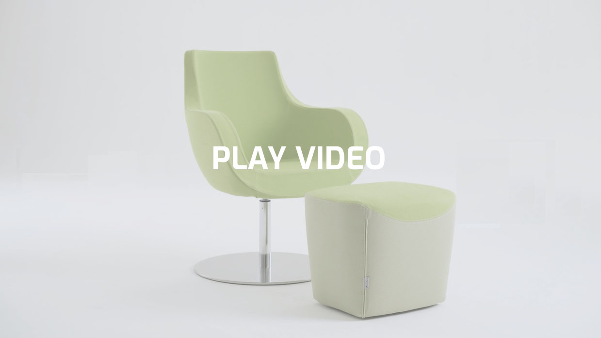 Sillon lounge de diseno minimalista | Victoria 2022 by Leyform