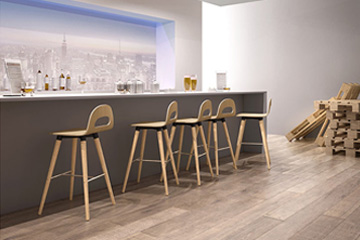 Taburetes de bar de madera, silla de desayuno, taburete alto vintage con  reposapiés, adecuado para barra de bar, cocina y hogar